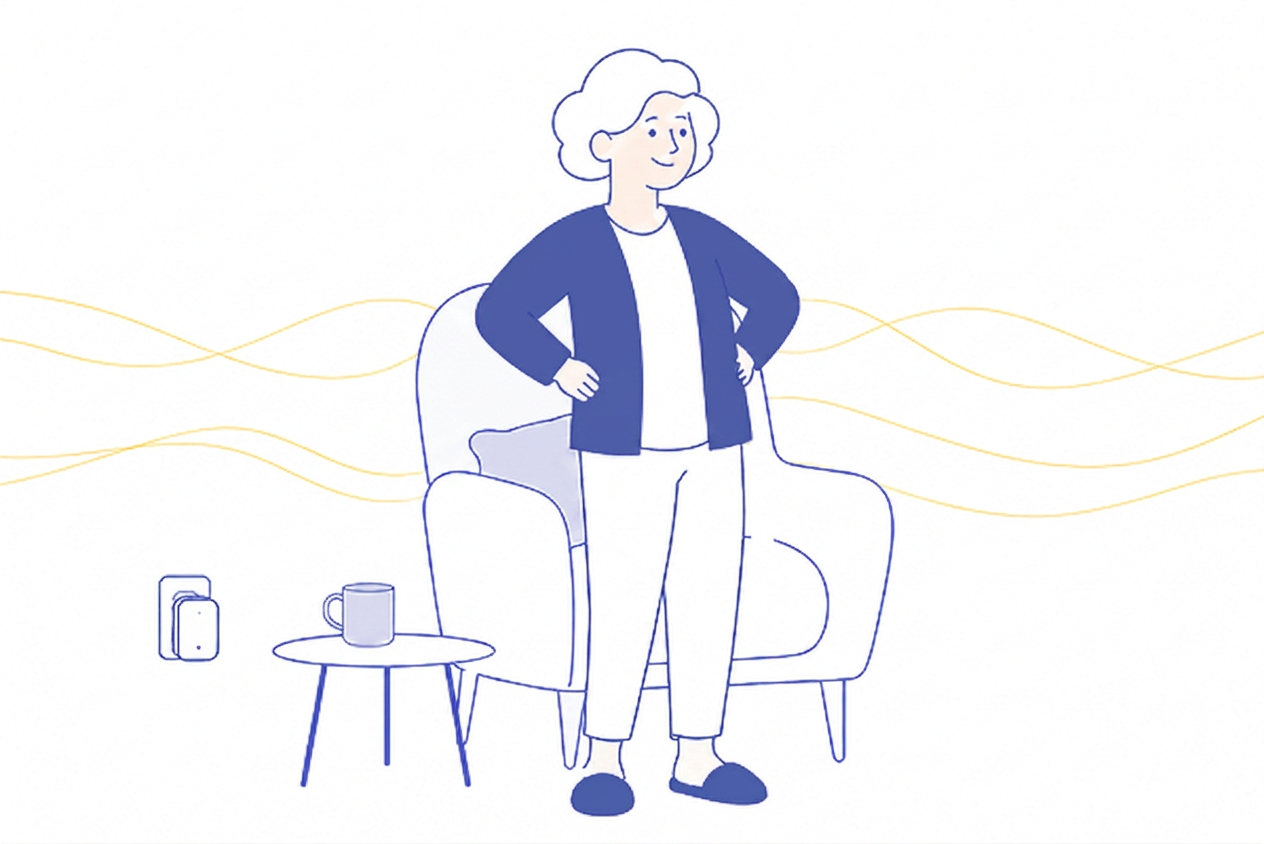 Fonctionne sans contrainte - illustration Zoe Care